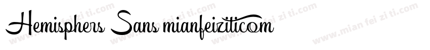 Hemisphers Sans_mianfeiziticom字体转换